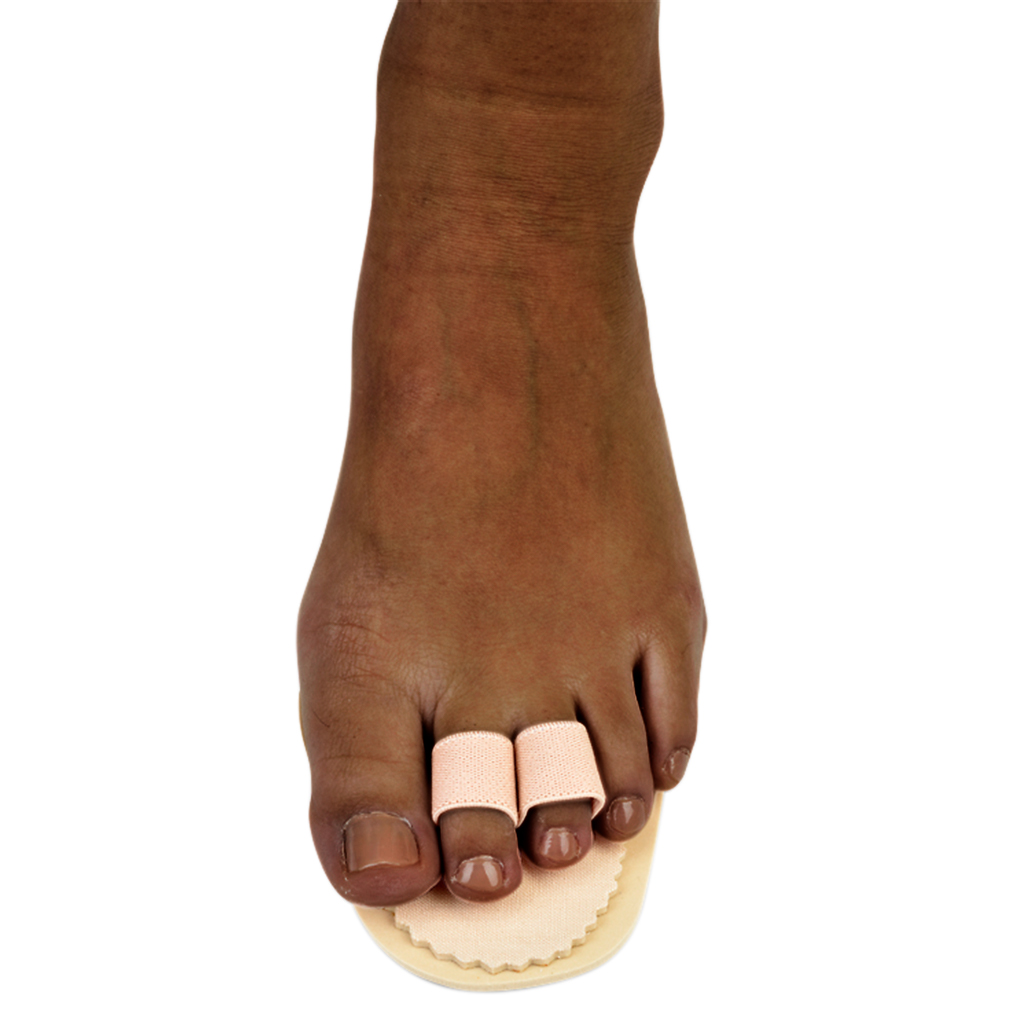 Double Toe Splint - Silipos Toe Brace For Broken or Hammer Toes