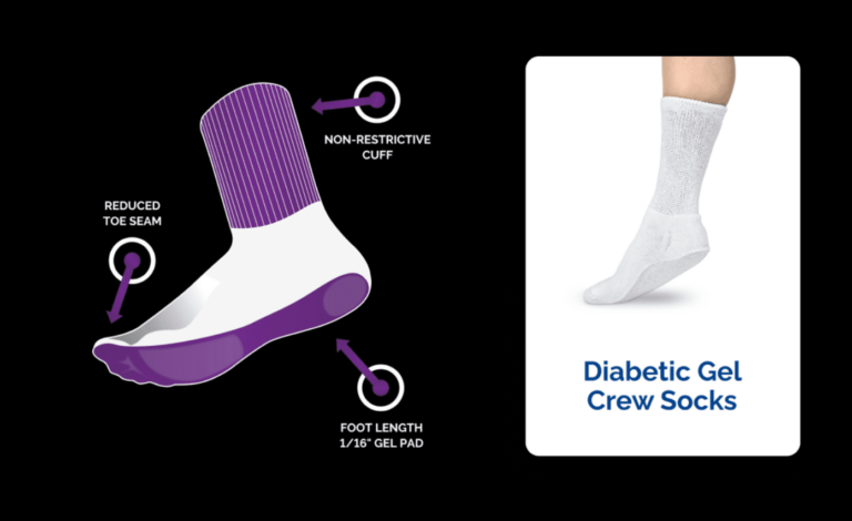 Silipos Diabetic Crew Sock
